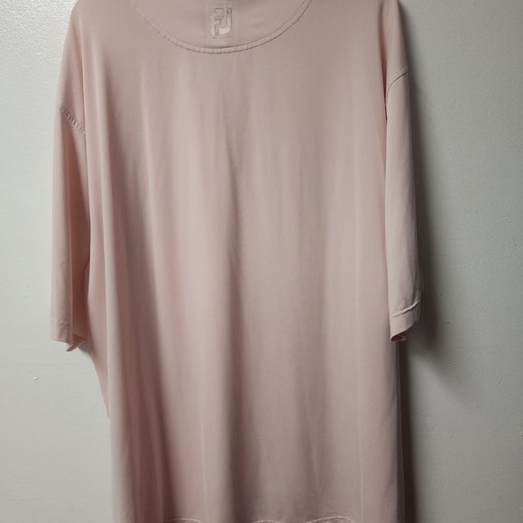 Footjoy Mens prodry lisle XL pink polo shirt golf Tennis - Picture 3 of 7